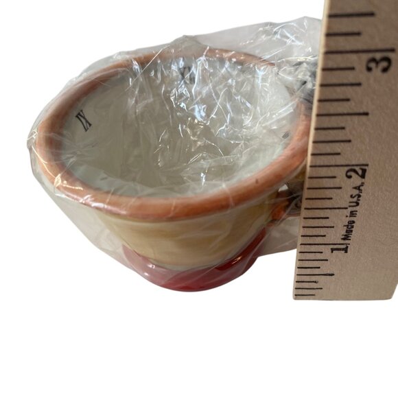 Dept 56 Storybook Hickory Dickory Dock Handpainted Ceramic Teapot Tea Set Retire - Picture 10 of 11